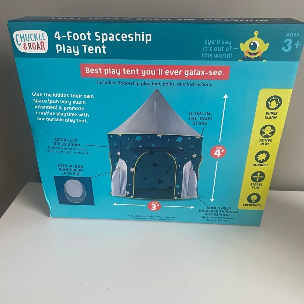 Kids Spaceship Play Tent